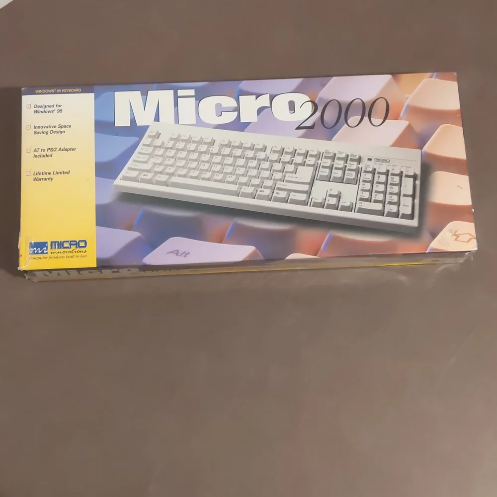 Micro innovations micro 2000 keyboard windows 95 new in package